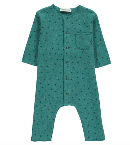 Star knit jumpsuit Baby star jumpsuit