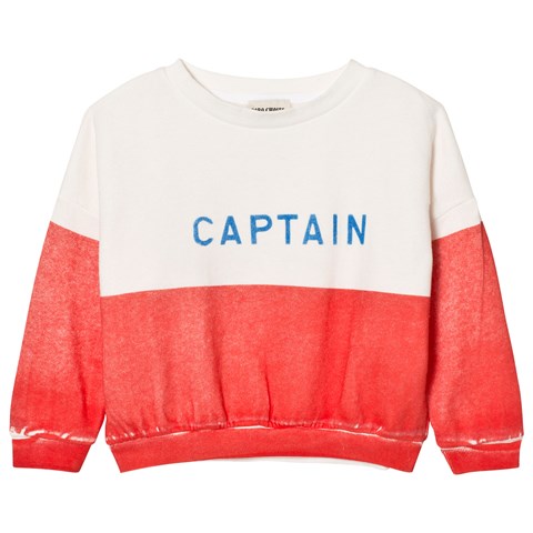 Red Captain sweatshirt Kids captain sweatshirt