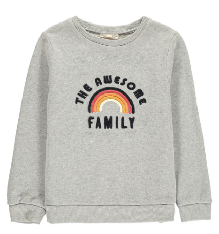 The Awesome Family sweatshirt Kids grey sweatshirt