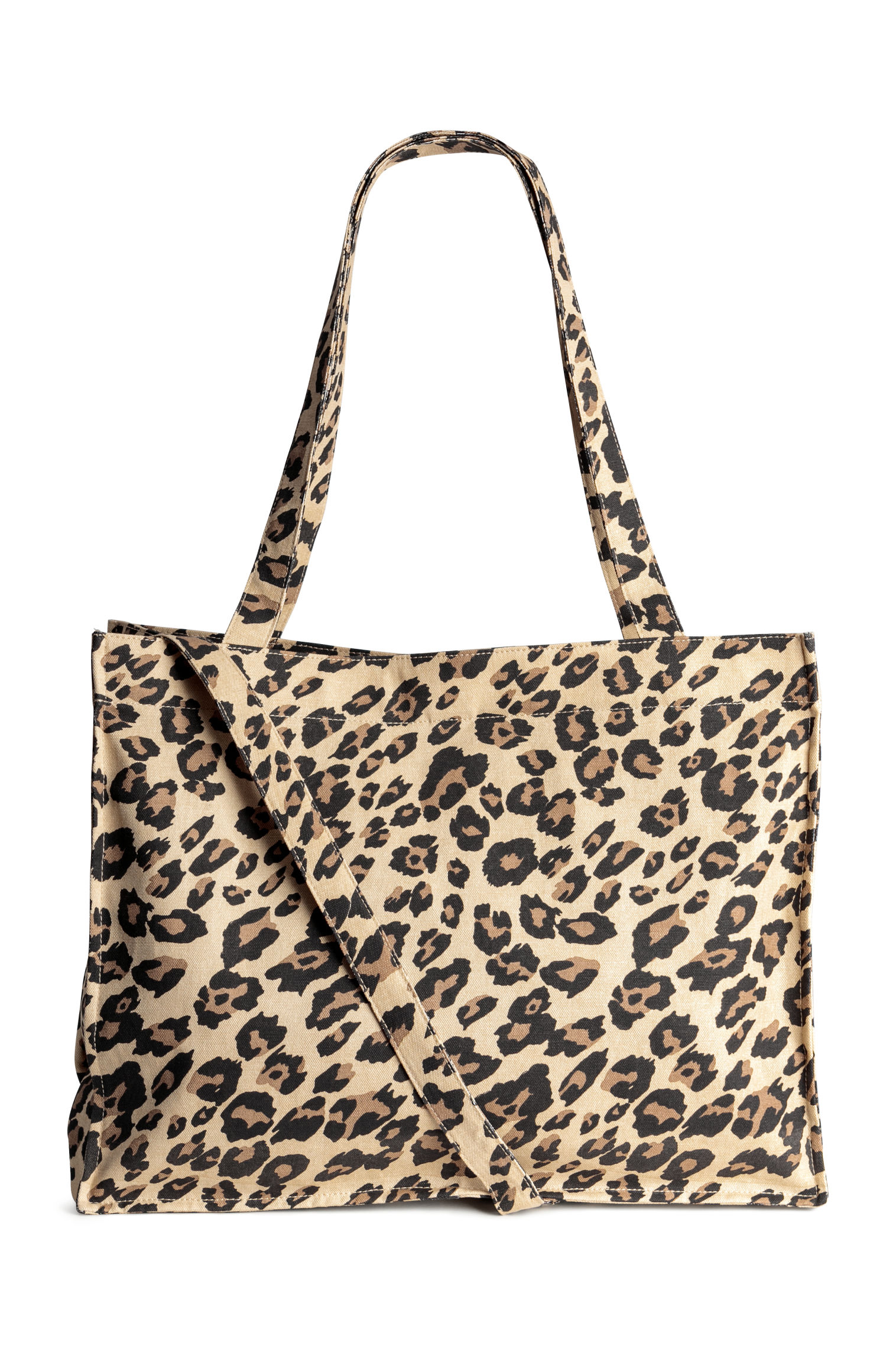 Leopard print cotton canvas changing bag Leopard-print-changing-bag