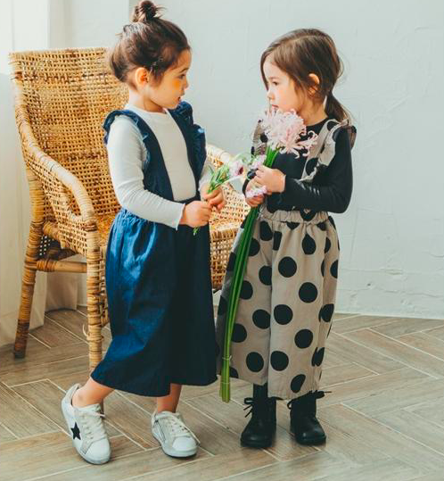 Frilled-overalls girls-frilled-overalls