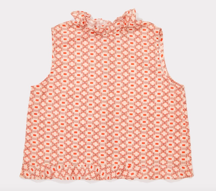 girls-printed-frill-top