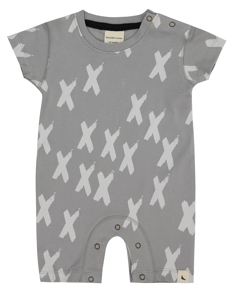 Grey romper grey-print-romper