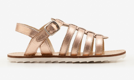 kids-gold-leather-sandals