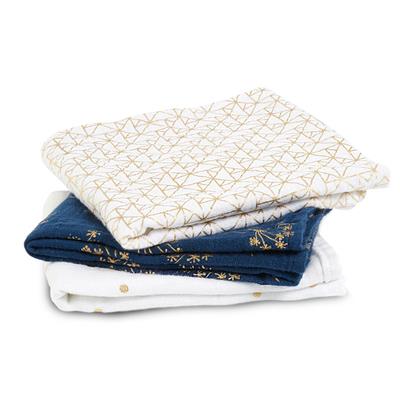 Metallic muslin squares metallic-muslins