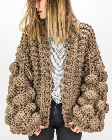 chunky-knit-cardigan