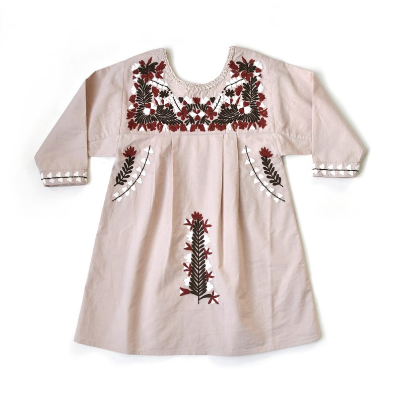 pink-embroidered-boho-dress
