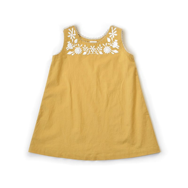 girls-yellow-embroidered-summer-dress
