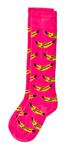 Banana socks pink-banana-socks