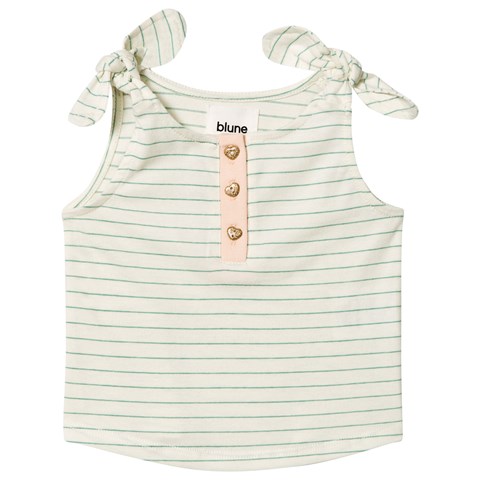 Striped tank top striped-vest-heart-buttons