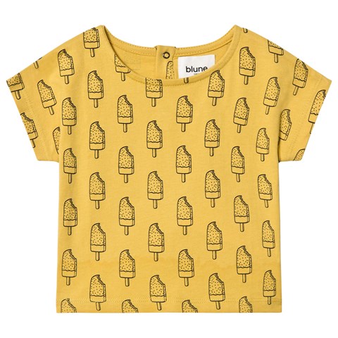 Yellow printed t-shirt lolly-print-t-shirt