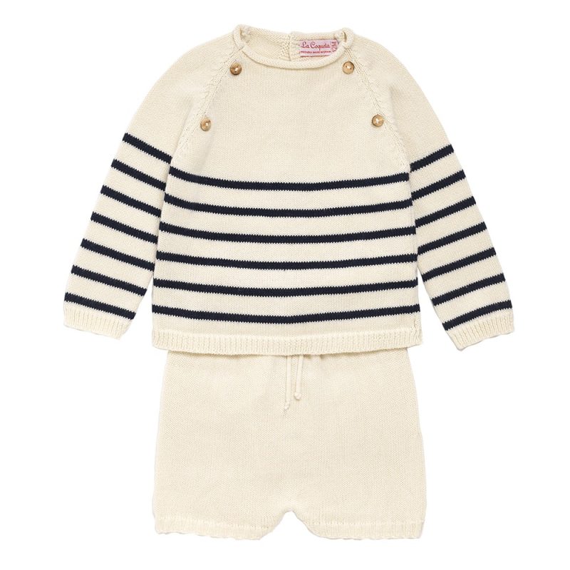 Baby set Ivory-knit-baby-set