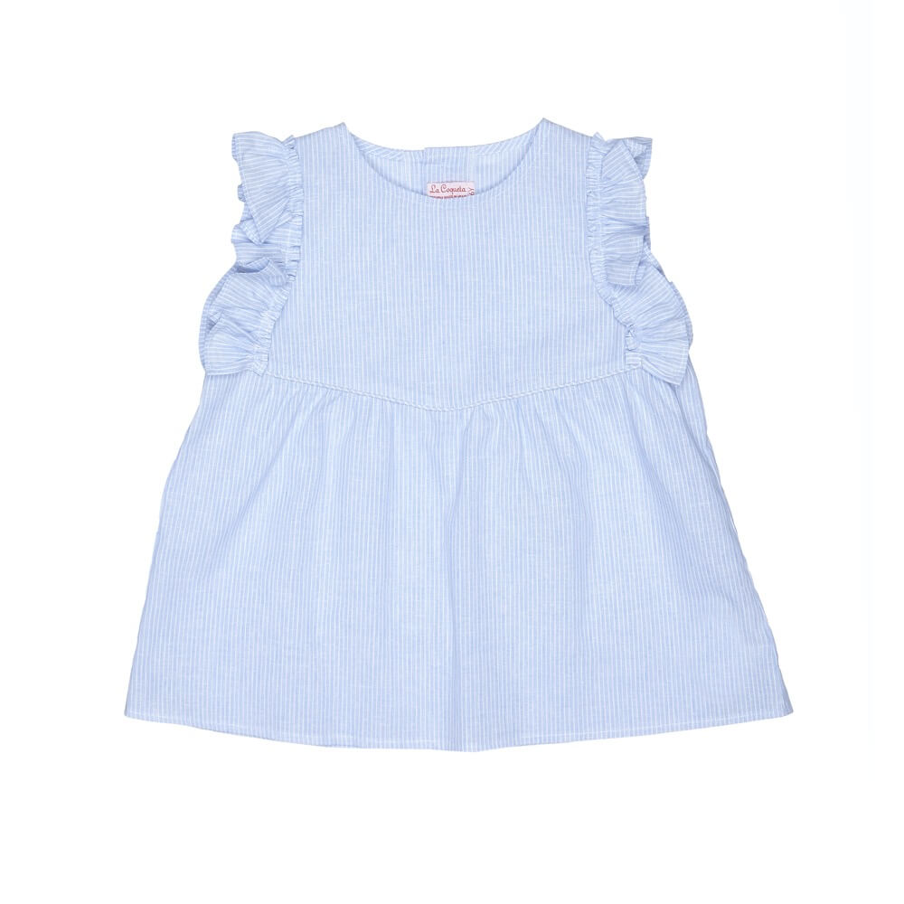 Blue striped blouse blue-striped-blouse