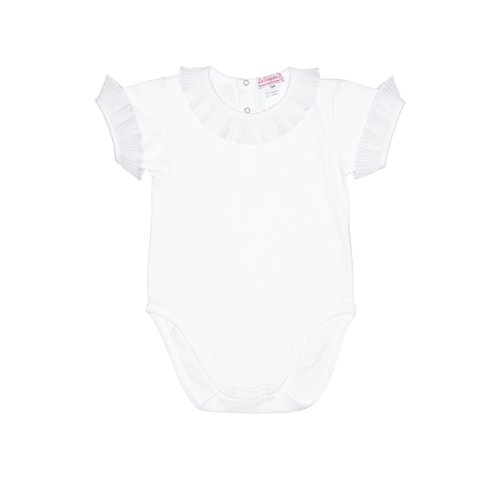 Vega frill bodysuit white-frill-bodysuit