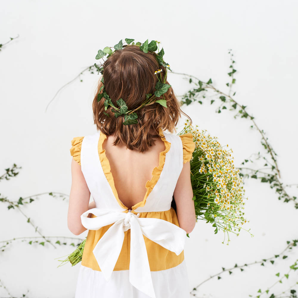 Adelfina dress white-yellow-bow-dress