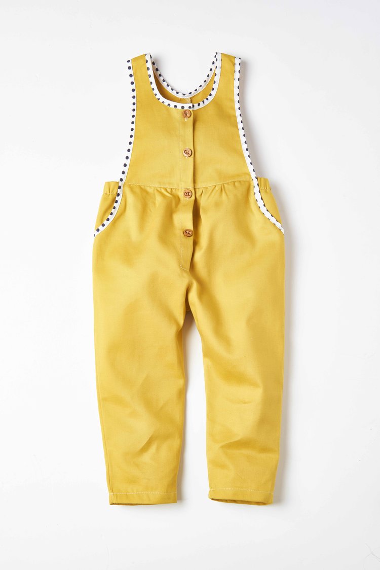 Yellow dungarees yellow-kids-dungarees