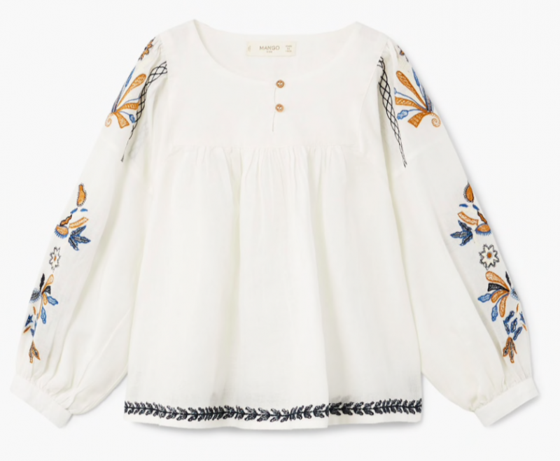 Floral embroidery blouse floral-embroidery-blouse