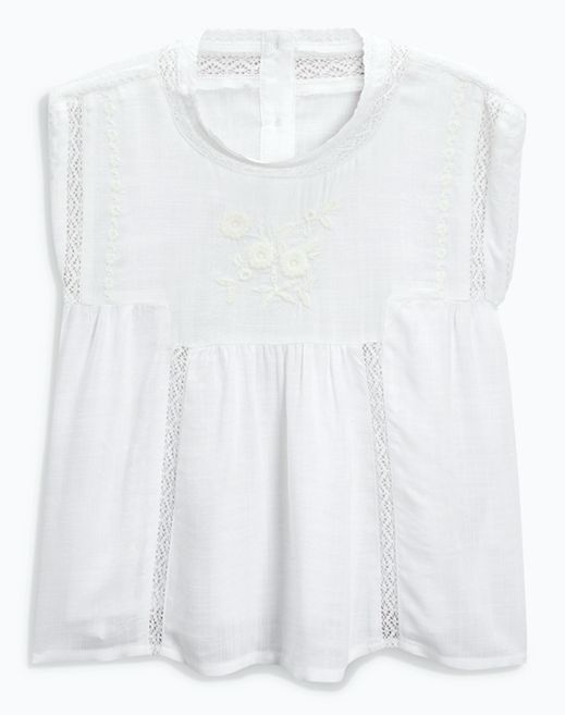 White embroidered blouse white-embroidered-blouse
