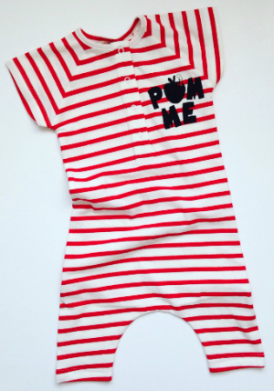 Red-stripe-romper