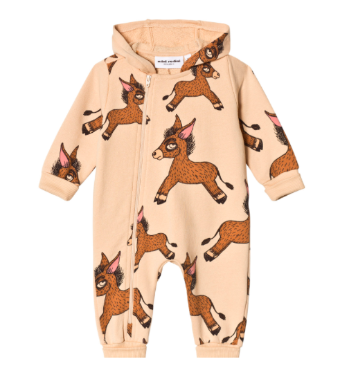 Beige donkey onesie donkey-onesie