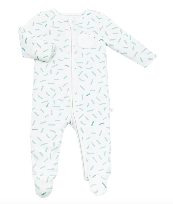 Green print zip-up sleepsuit organic-cotton-baby-sleepsuit