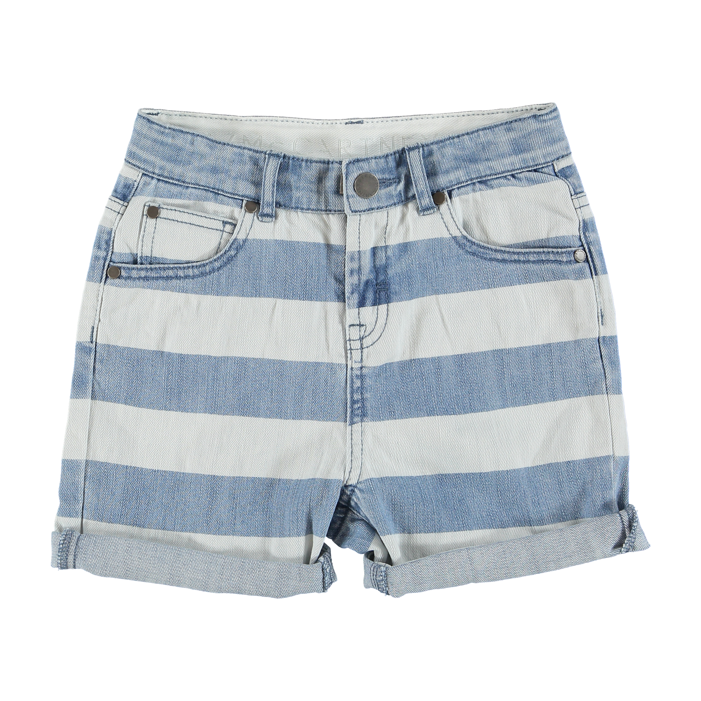 striped-denim-shorts