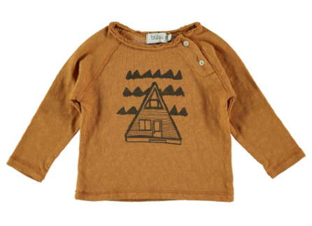Ochre t-shirt brown-long-sleeve-t-shirt