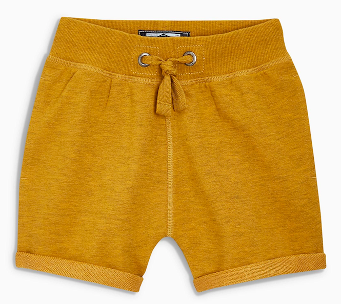 Ochre shorts soft-ochre-boys-shorts