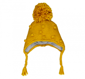 Mustard pom pom trapper hat mustard-pompom-trapper-hat