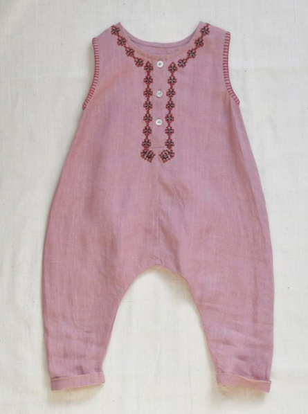 Dinah romper pink-embroidered-romper