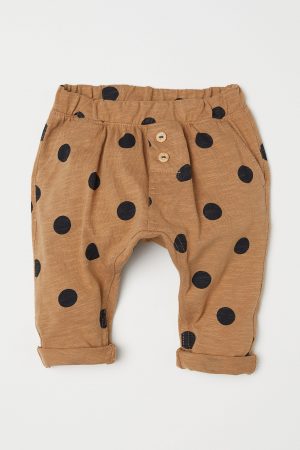 Cotton trousers spotty-trousers