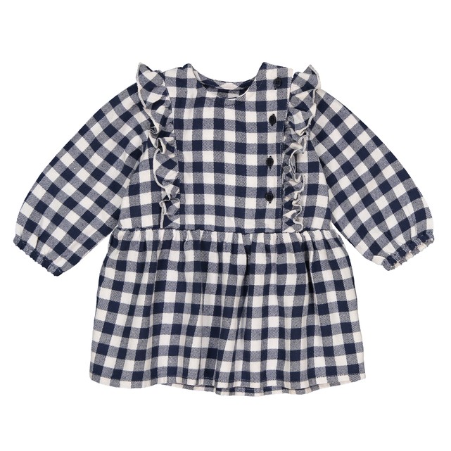 gingham-ruffle-dress