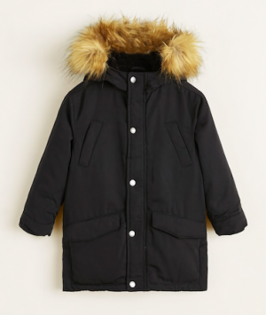 kids-black-feather-down-hooded-coat
