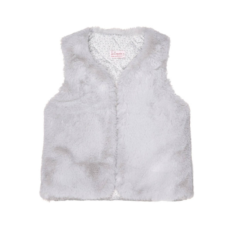 Malamba gilet girls-faux-fur-gilet