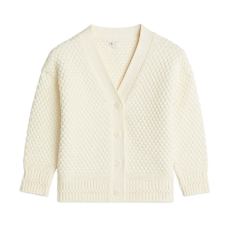 Cream bubble cardigan cream-knit-cardigan