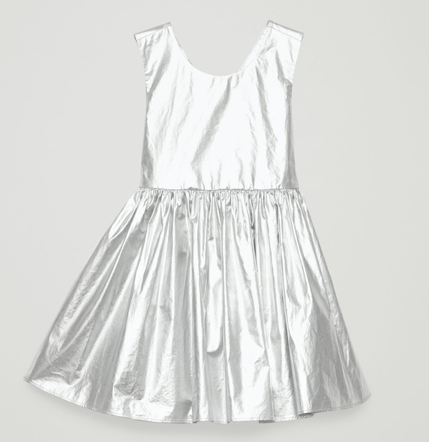 Metallic dress girls-metallic-party-dress