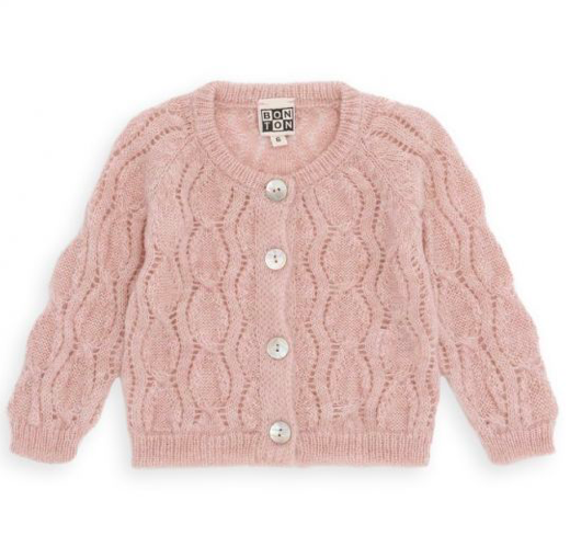 Pink cable cardigan pink-cable-stitch-cardigan