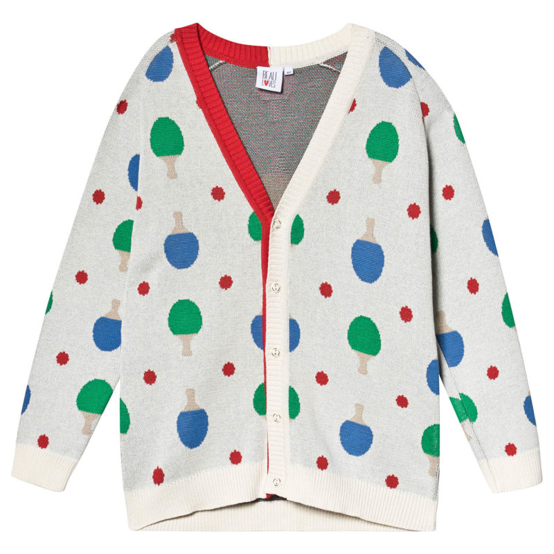 Ping pong cardigan kids-print-cardigan