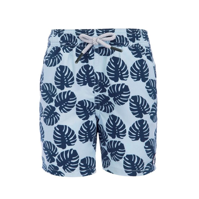 Swim shorts blue-matching-swim-shorts