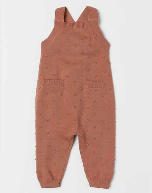 Knit dungarees knitted-bobble-dungarees
