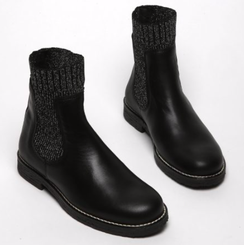 black-leather-sock-boots