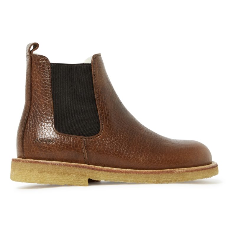 kids-brown-lined-chelsea-boots