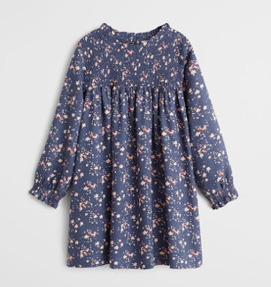 Blue floral dress blue-floral-print-dress