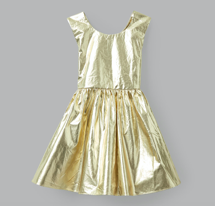 gold-metallic-party-dress