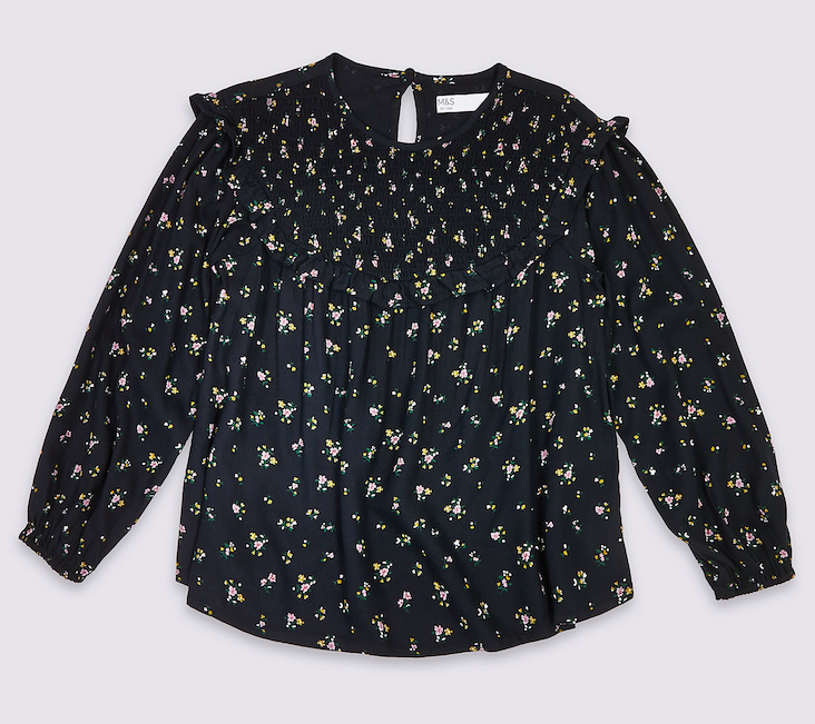 Black ditsy floral blouse black-ditsy-floral-blouse