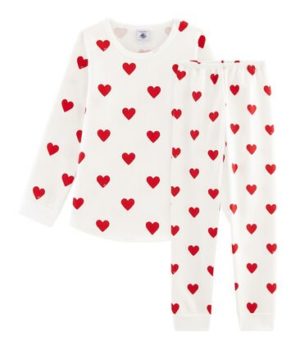 Heart print kids pyjamas