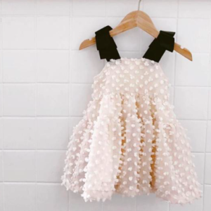 Cream tulle dress