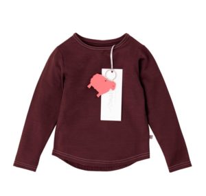 Berry merino long sleeve tee
