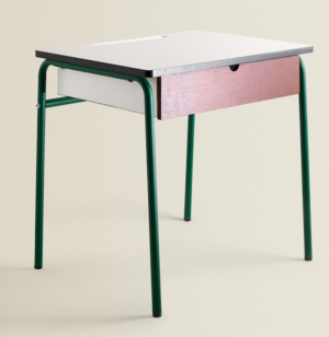Kids wooden desk