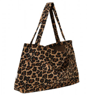 Leopard print mom bag